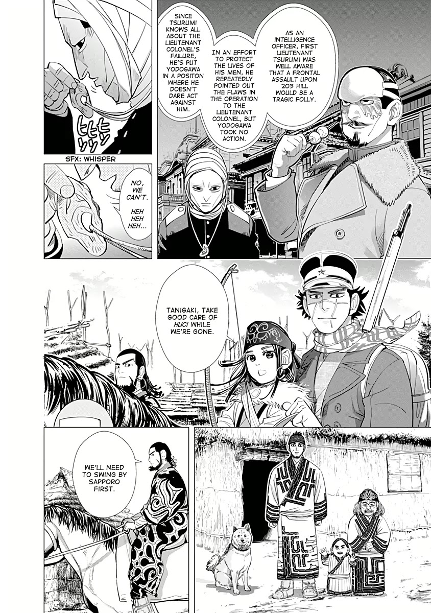 Golden Kamui Chapter 50 page 6 - Chapter 50: Spring Thunder