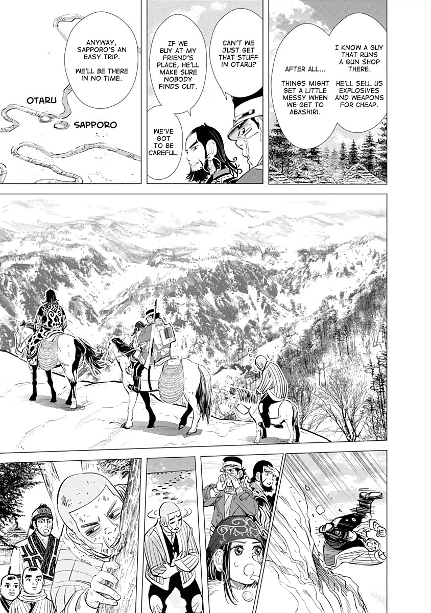 Golden Kamui Chapter 50 page 7 - Chapter 50: Spring Thunder