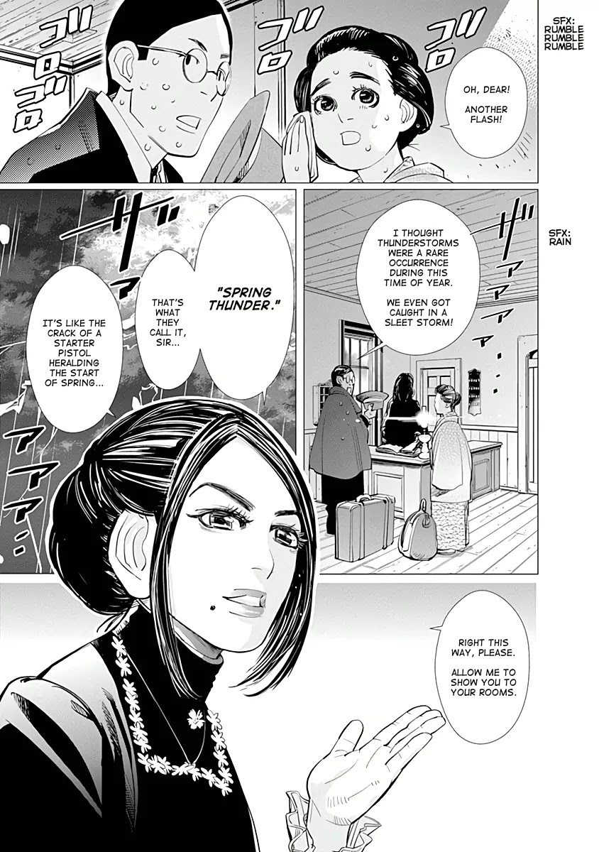 Golden Kamui Chapter 50 page 9 - Chapter 50: Spring Thunder
