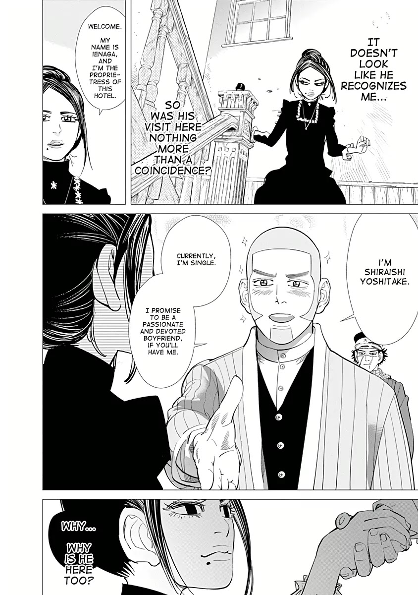 Golden Kamui Chapter 51 page 10 - Chapter 51: Everybody's Staying at the Murder Hotel!!