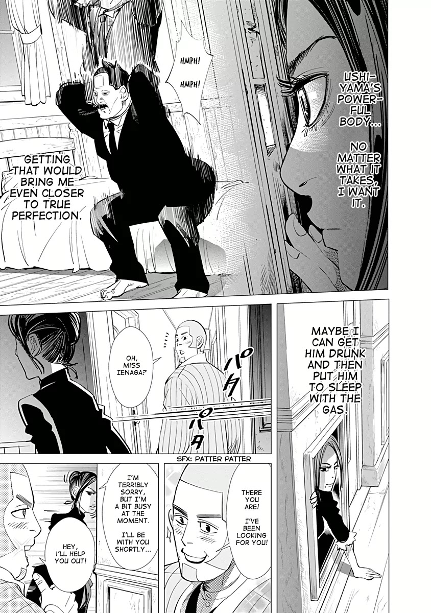 Golden Kamui Chapter 51 page 13 - Chapter 51: Everybody's Staying at the Murder Hotel!!