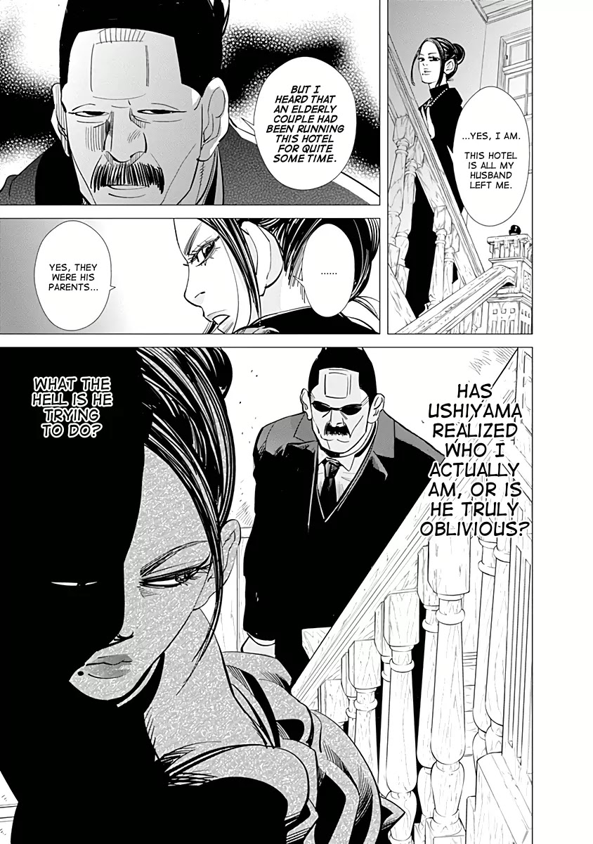 Golden Kamui Chapter 51 page 3 - Chapter 51: Everybody's Staying at the Murder Hotel!!