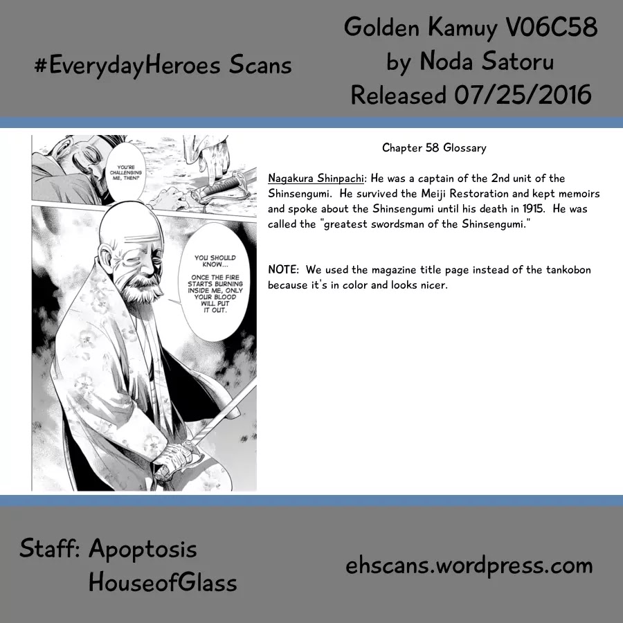 Golden Kamui Chapter 58 page 20 - Chapter 58: Showdown in Barato