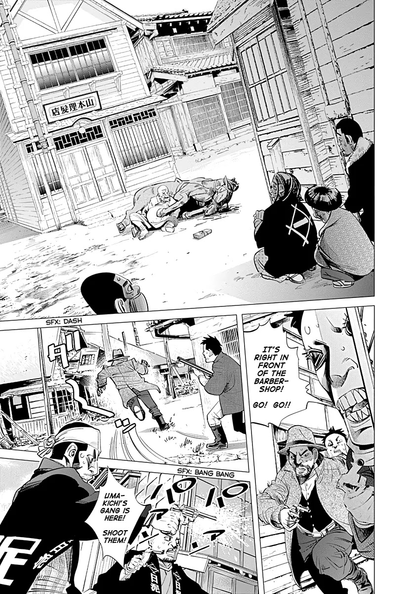 Golden Kamui Chapter 58 page 4 - Chapter 58: Showdown in Barato