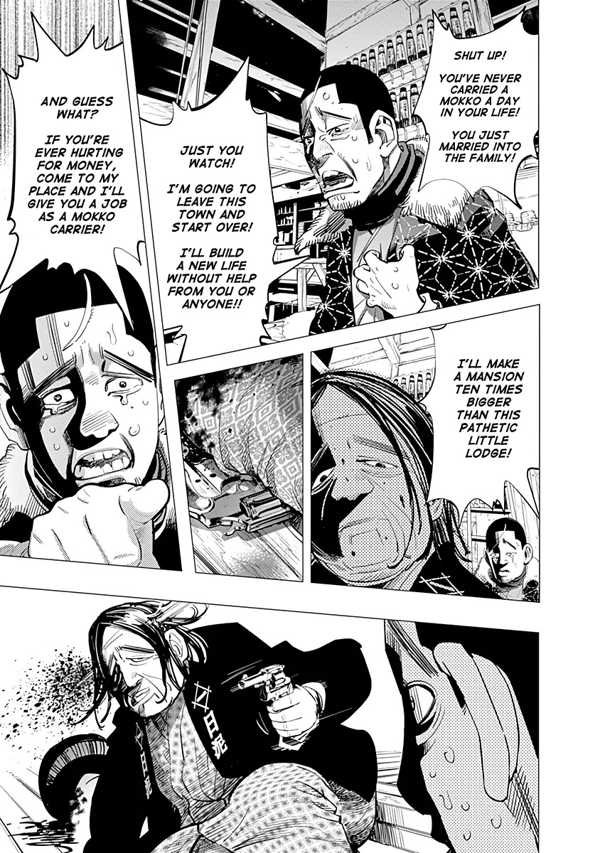 Golden Kamui Chapter 59 page 10 - Chapter 59: Bodyguard of the Snow-Swept Plains