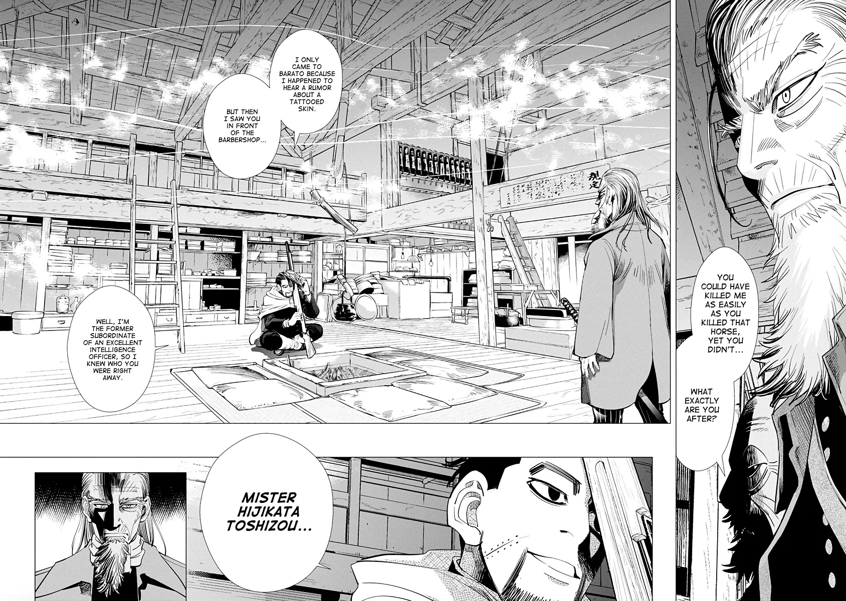 Golden Kamui Chapter 59 page 13 - Chapter 59: Bodyguard of the Snow-Swept Plains