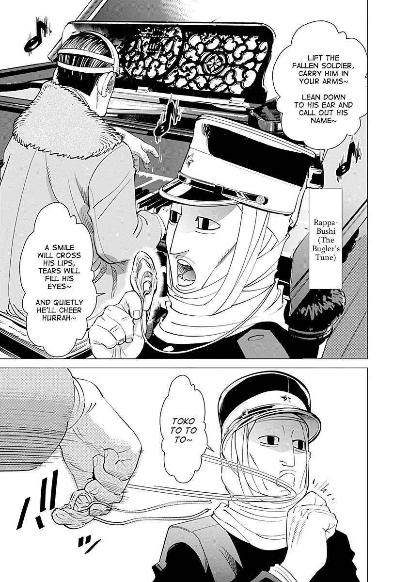 Golden Kamui Chapter 59 page 19 - Chapter 59: Bodyguard of the Snow-Swept Plains