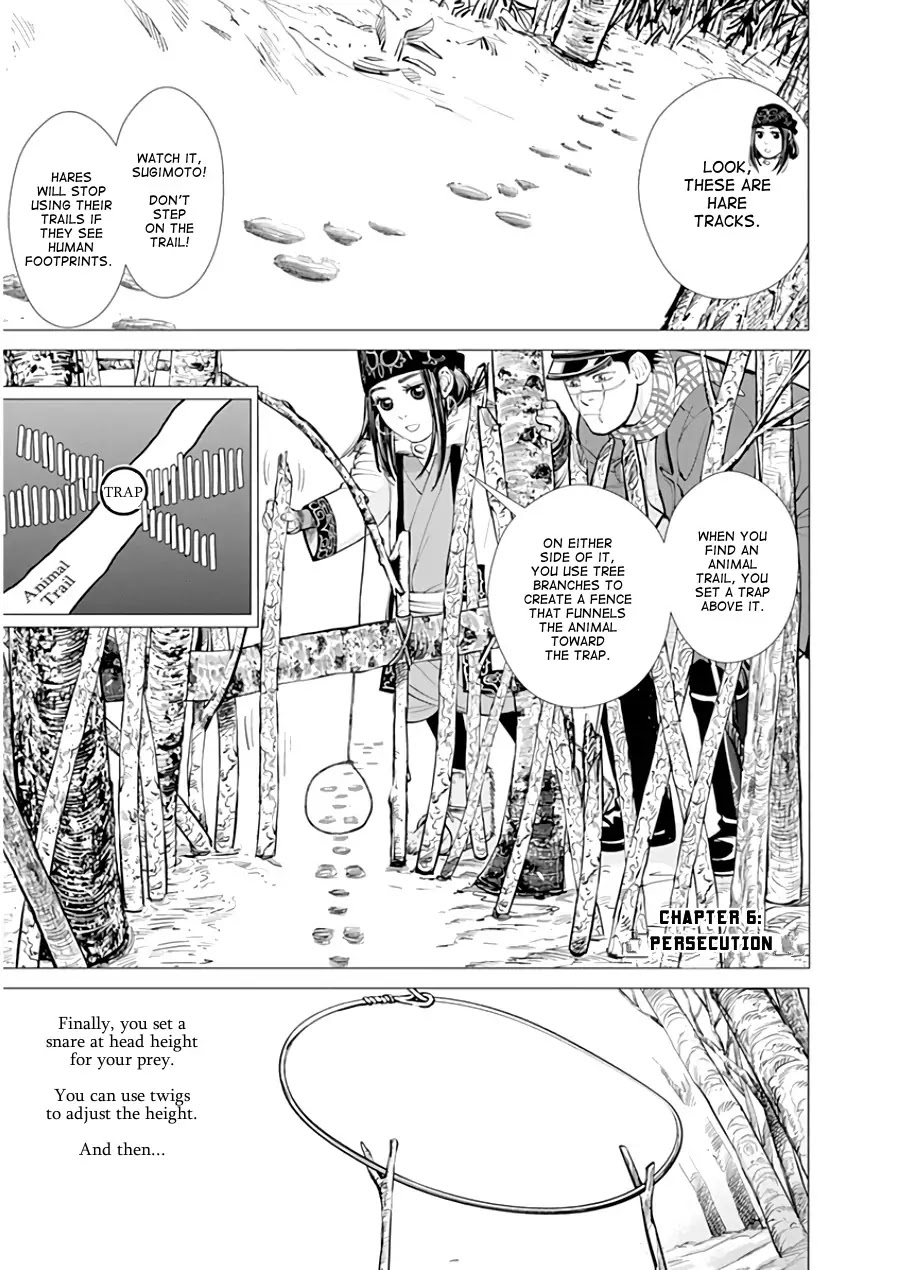 Golden Kamui Chapter 6 page 1 - Chapter 6: Persecution