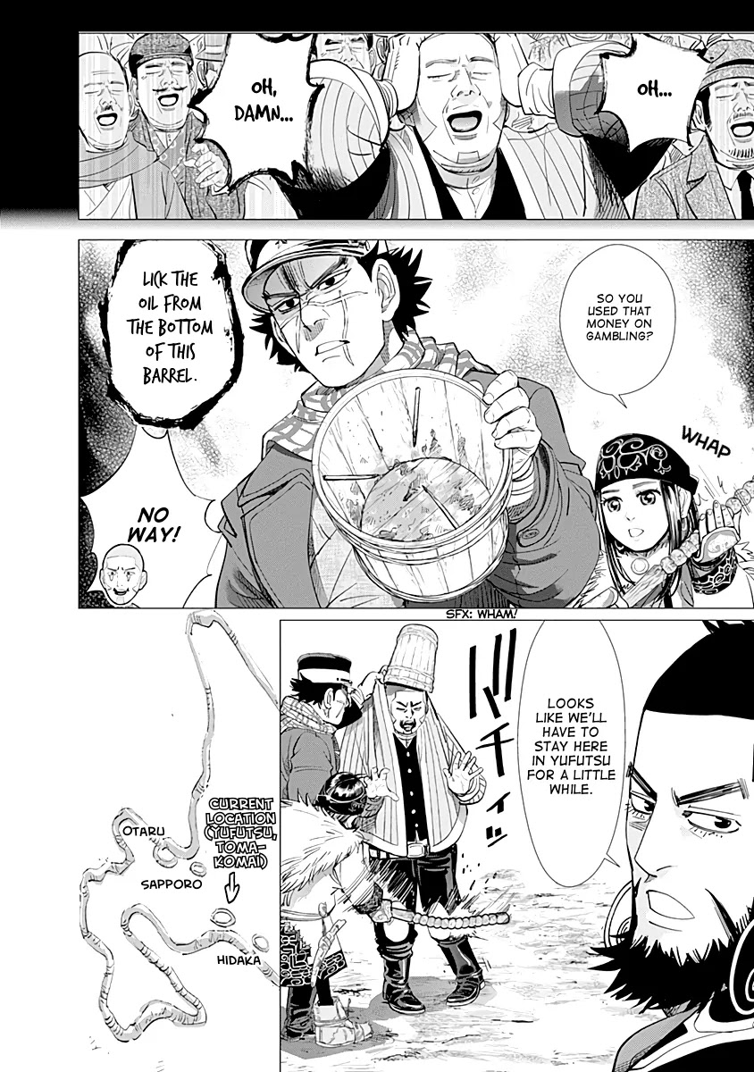 Golden Kamui Chapter 60 page 12 - Chapter 60: Ikatkar Cironnup, The Trickster Fox