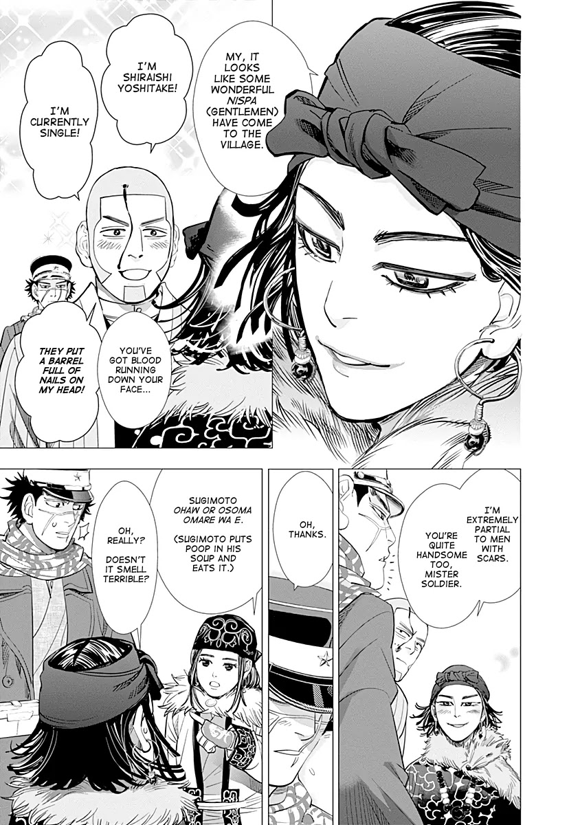 Golden Kamui Chapter 60 page 15 - Chapter 60: Ikatkar Cironnup, The Trickster Fox