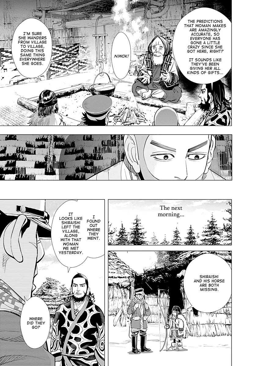 Golden Kamui Chapter 60 page 21 - Chapter 60: Ikatkar Cironnup, The Trickster Fox