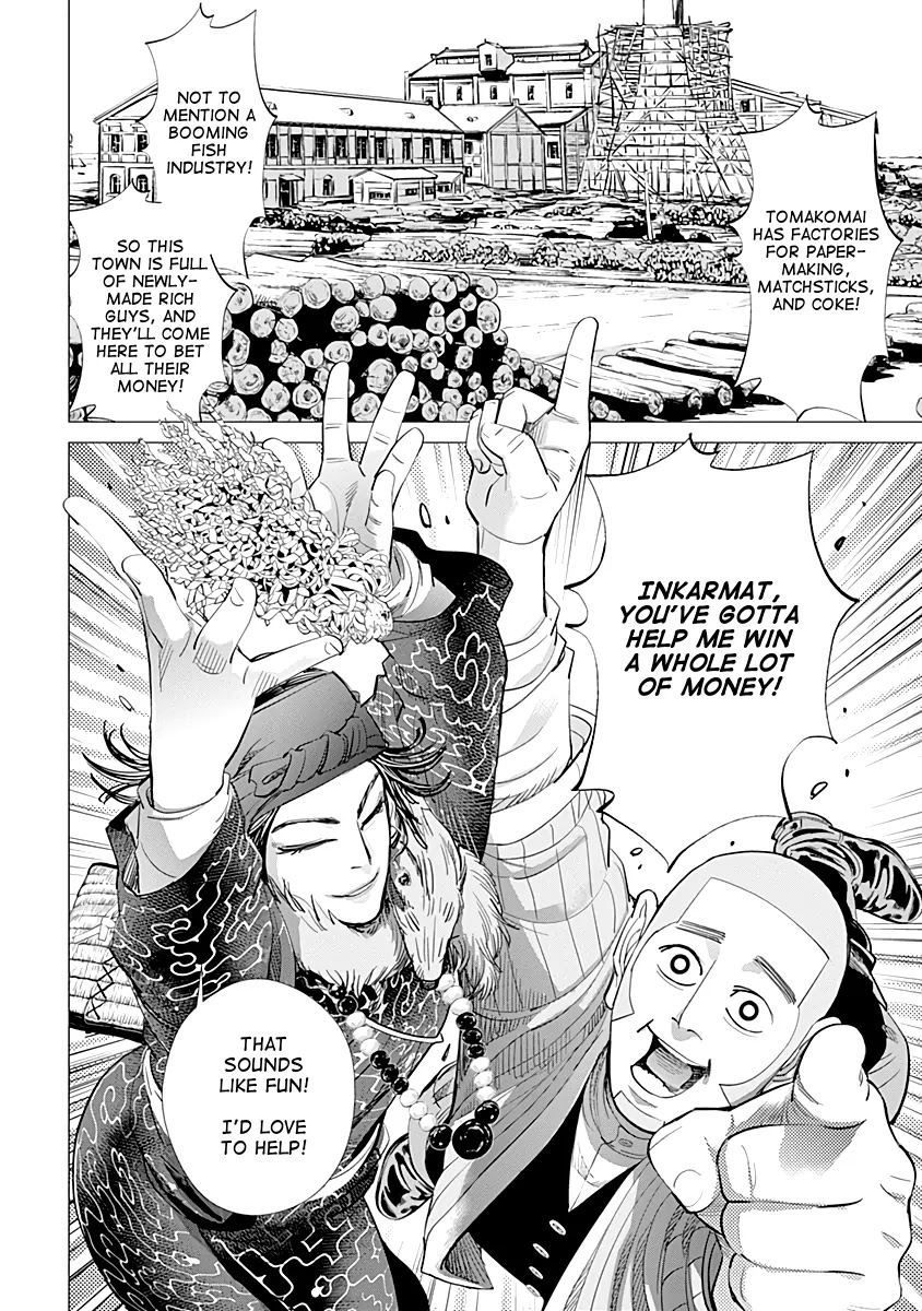 Golden Kamui Chapter 60 page 23 - Chapter 60: Ikatkar Cironnup, The Trickster Fox