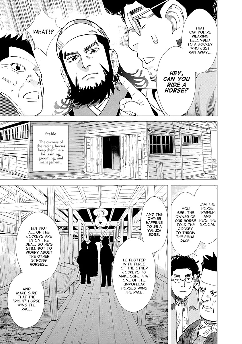 Golden Kamui Chapter 61 page 15 - Chapter 61: The Ezo Derby