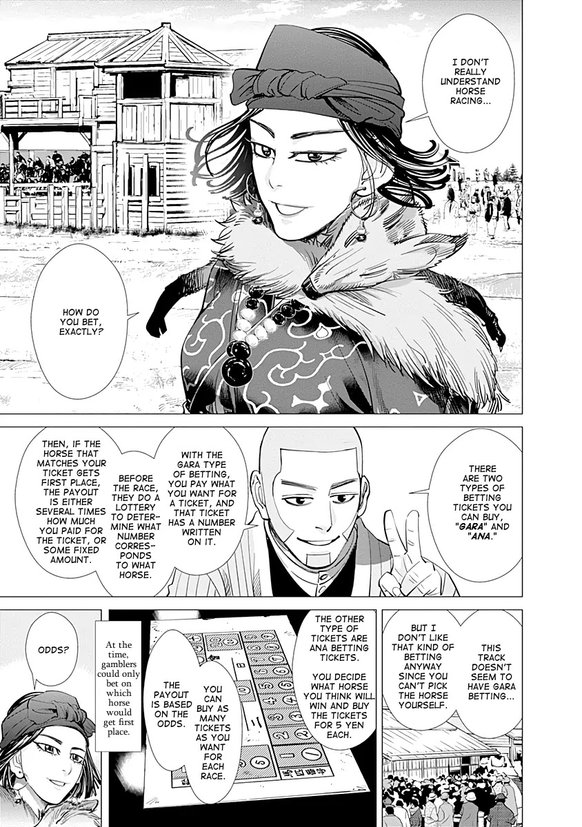Golden Kamui Chapter 61 page 3 - Chapter 61: The Ezo Derby