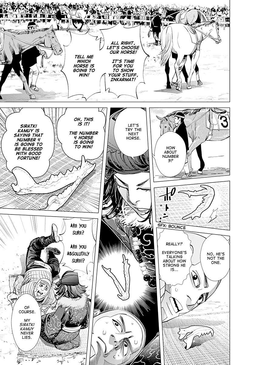 Golden Kamui Chapter 61 page 5 - Chapter 61: The Ezo Derby