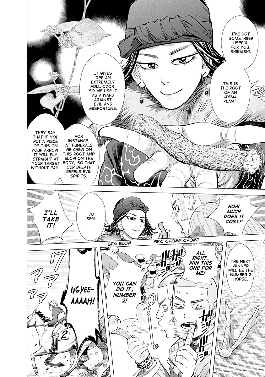 Golden Kamui Chapter 61 page 8 - Chapter 61: The Ezo Derby