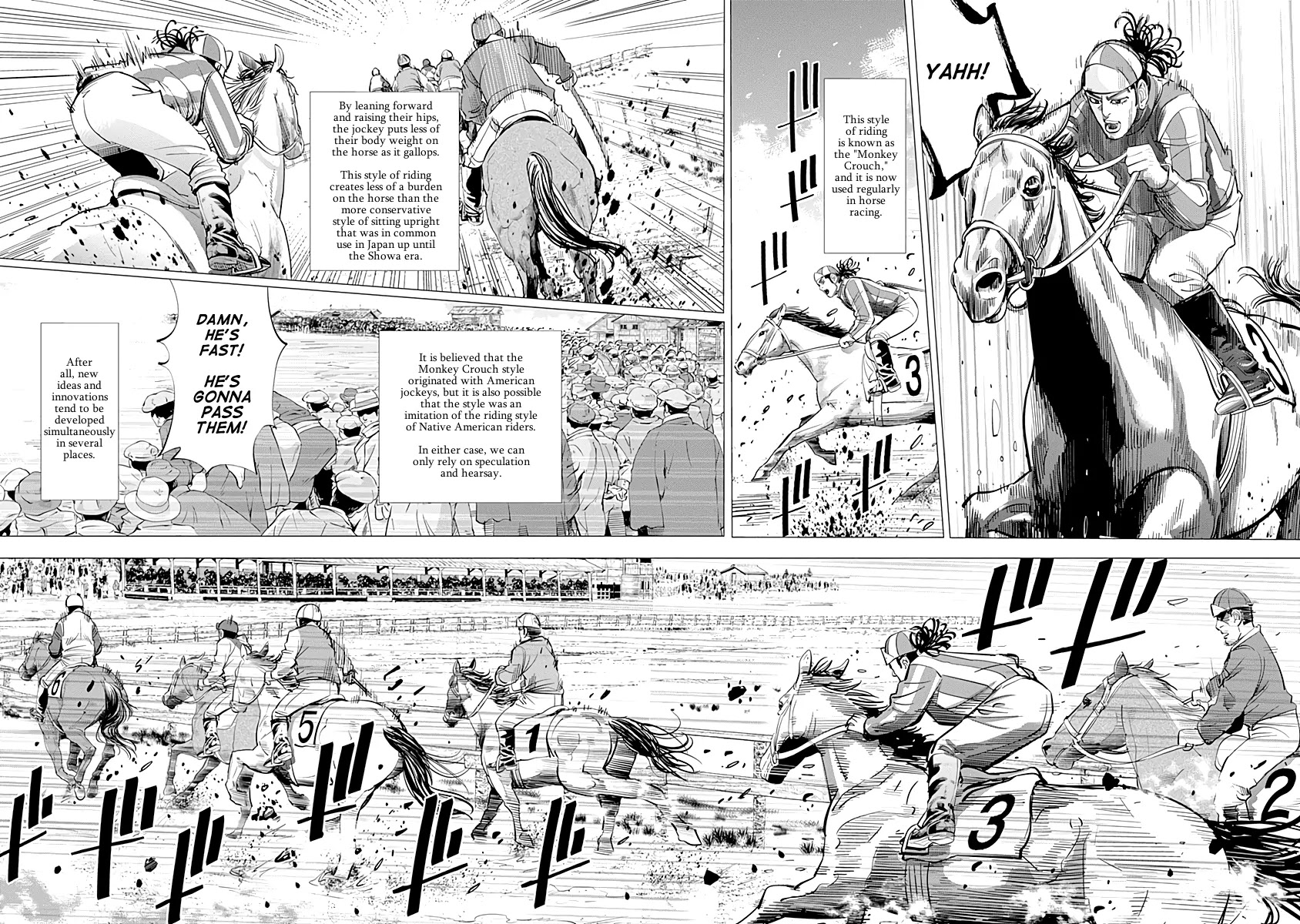 Golden Kamui Chapter 62 page 13 - Chapter 62: Kiroranke, Substitute Jockey