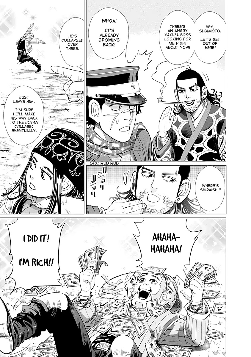 Golden Kamui Chapter 62 page 16 - Chapter 62: Kiroranke, Substitute Jockey