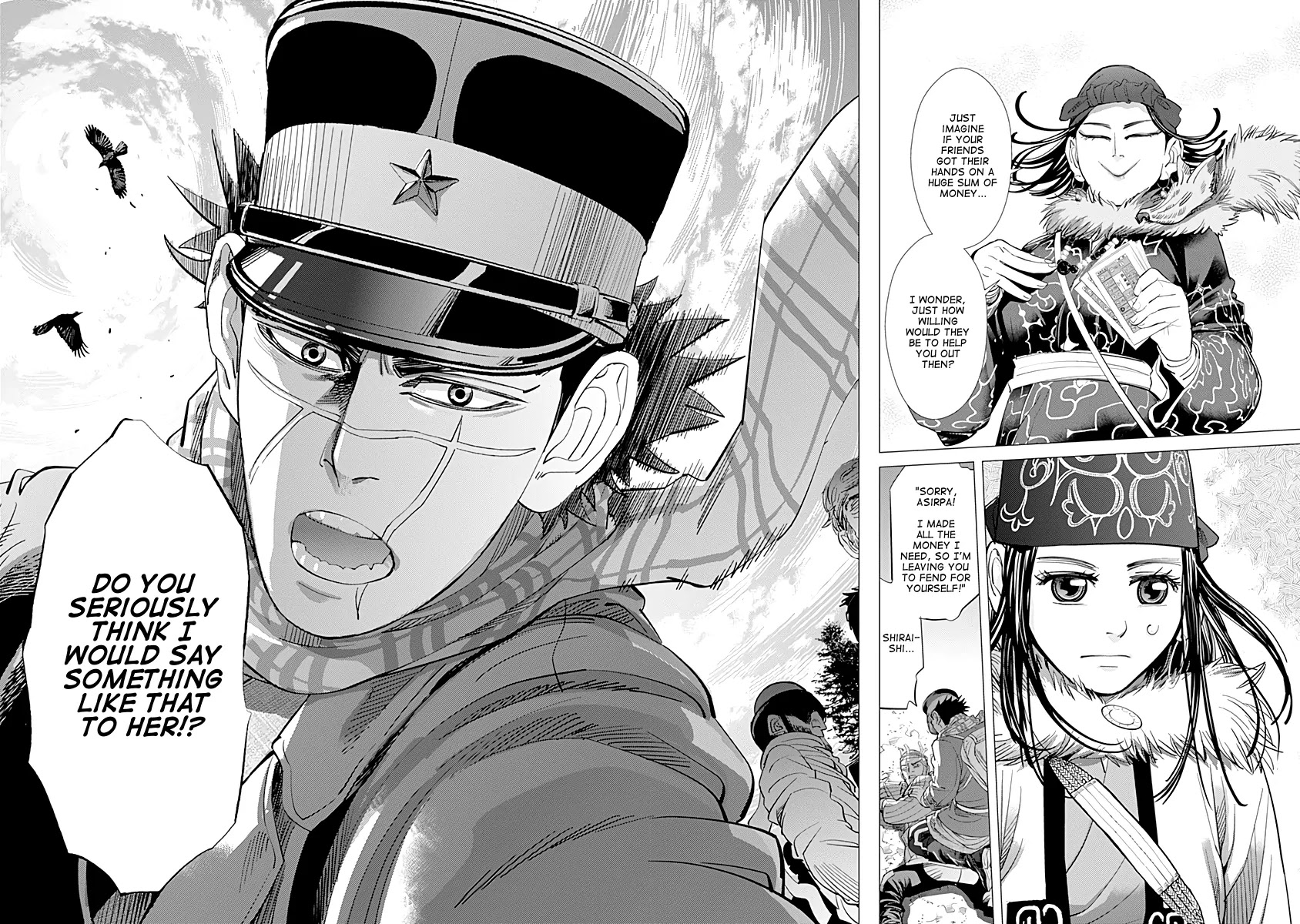 Golden Kamui Chapter 62 page 6 - Chapter 62: Kiroranke, Substitute Jockey