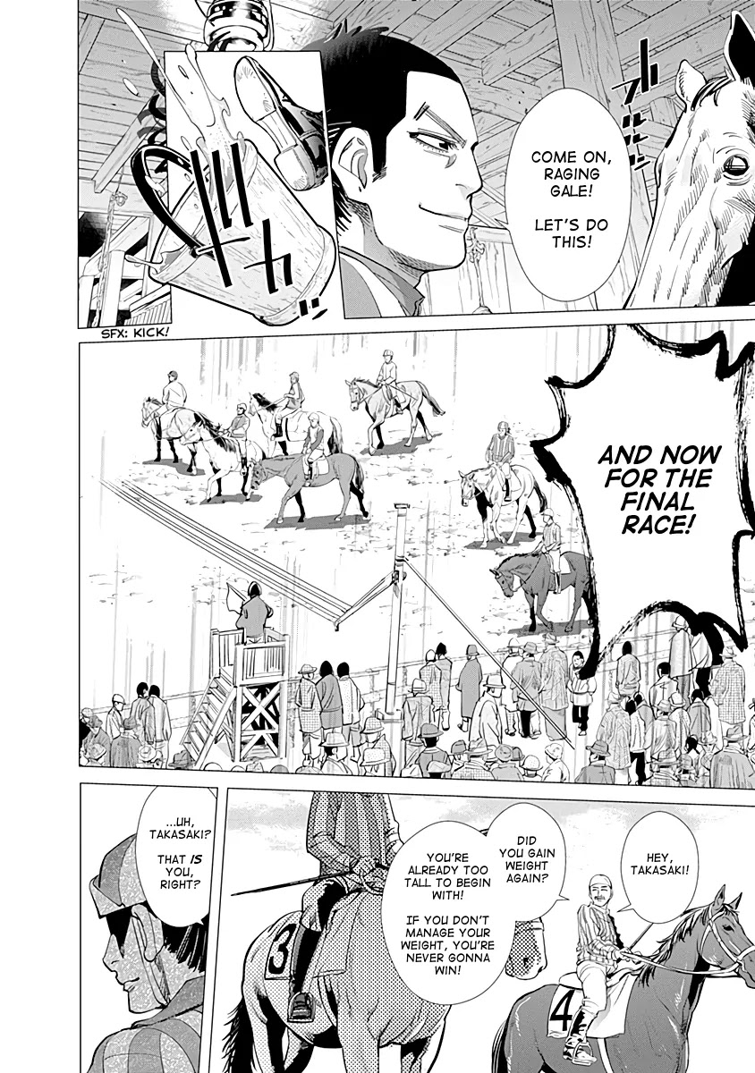 Golden Kamui Chapter 62 page 9 - Chapter 62: Kiroranke, Substitute Jockey