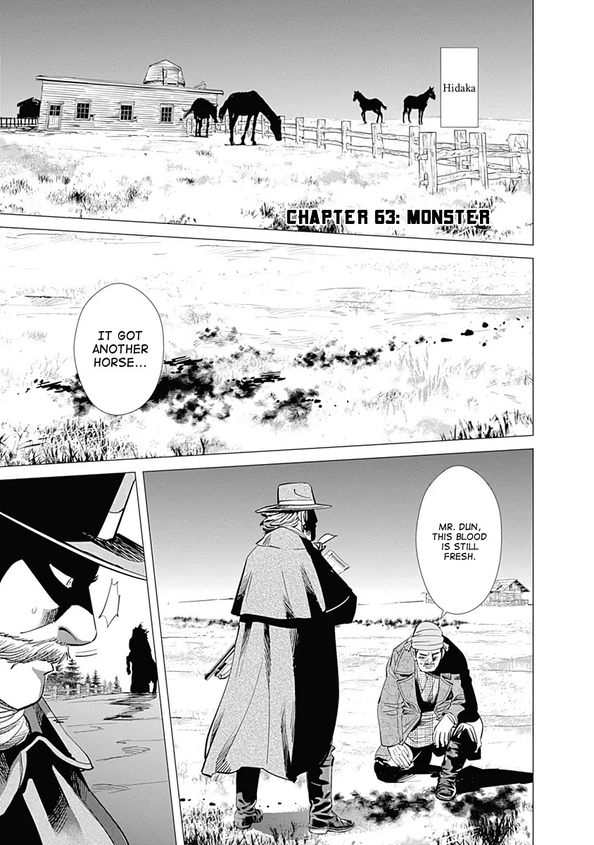 Golden Kamui Chapter 63 page 1 - Chapter 63: Monster