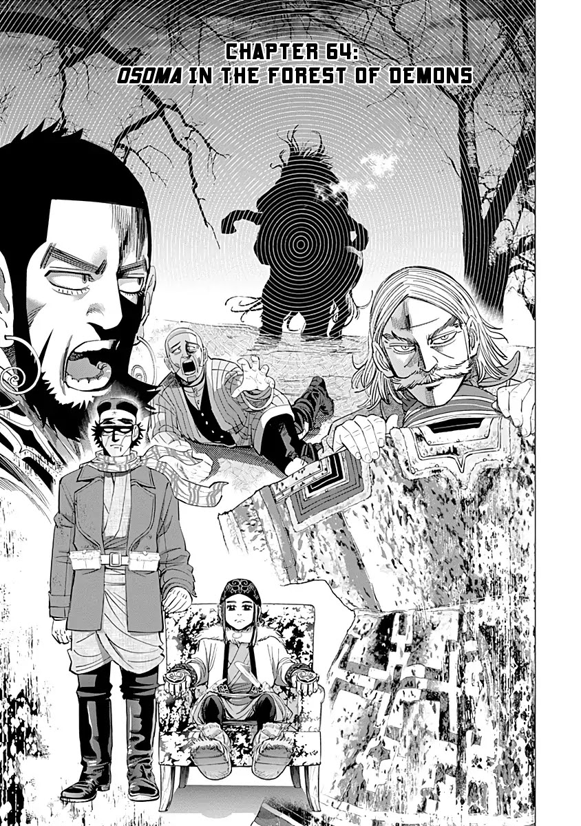 Golden Kamui Chapter 64 page 1 - Chapter 64 : Osoma in the Forest of Demons