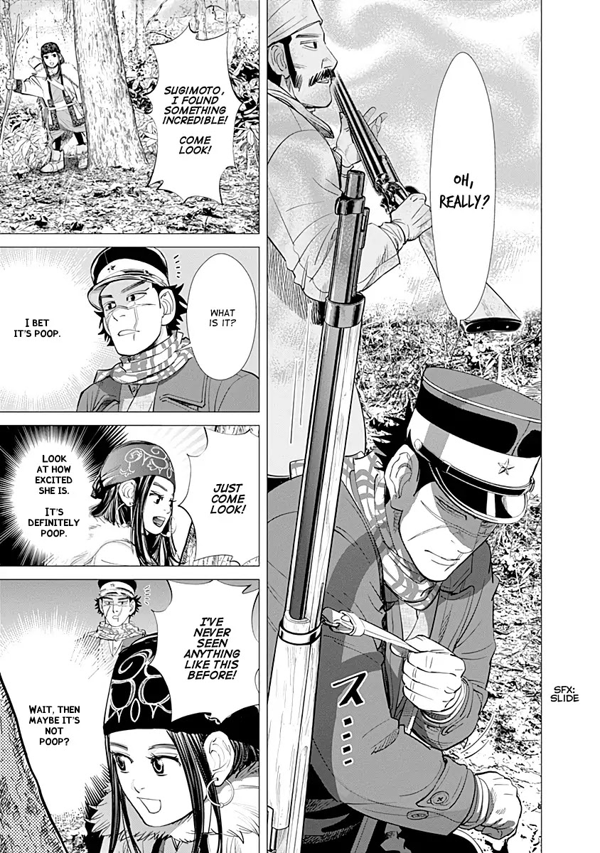 Golden Kamui Chapter 64 page 12 - Chapter 64 : Osoma in the Forest of Demons