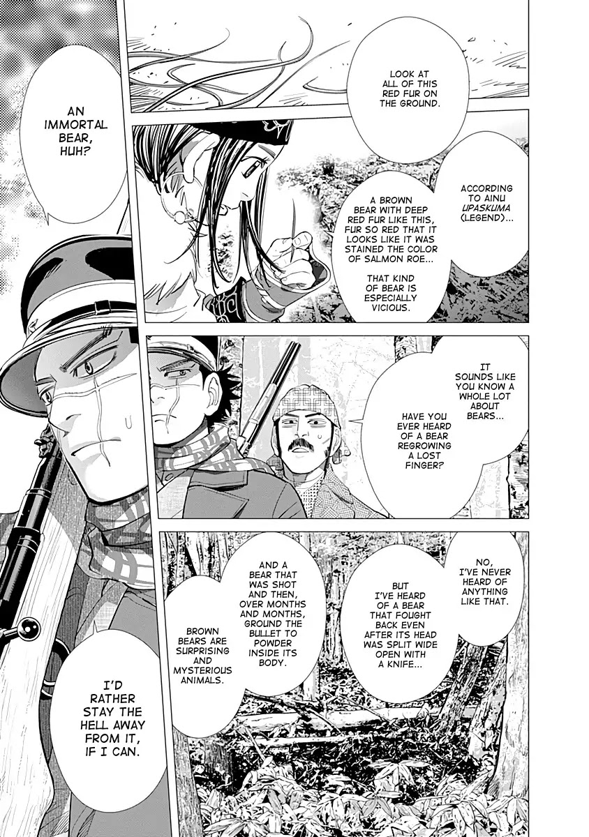 Golden Kamui Chapter 64 page 14 - Chapter 64 : Osoma in the Forest of Demons