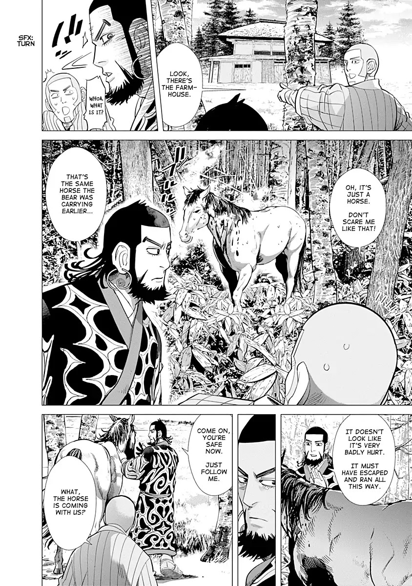Golden Kamui Chapter 64 page 15 - Chapter 64 : Osoma in the Forest of Demons