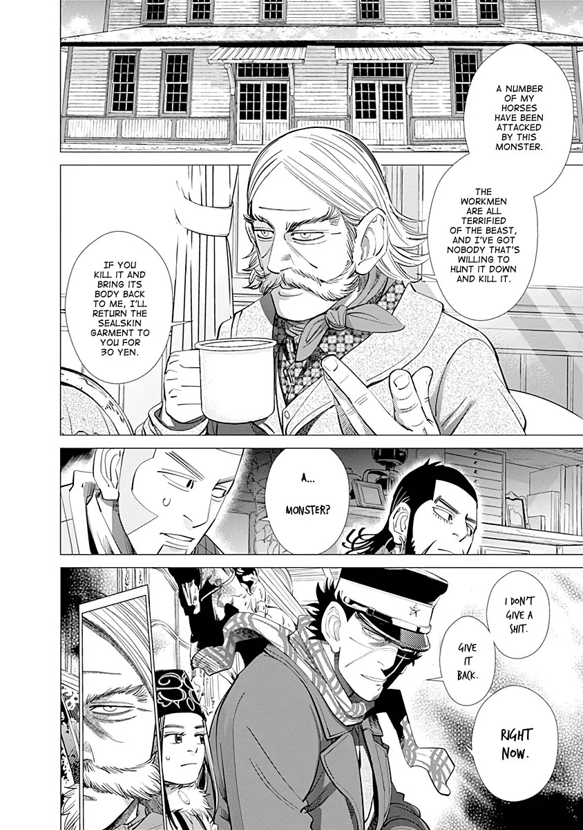 Golden Kamui Chapter 64 page 2 - Chapter 64 : Osoma in the Forest of Demons