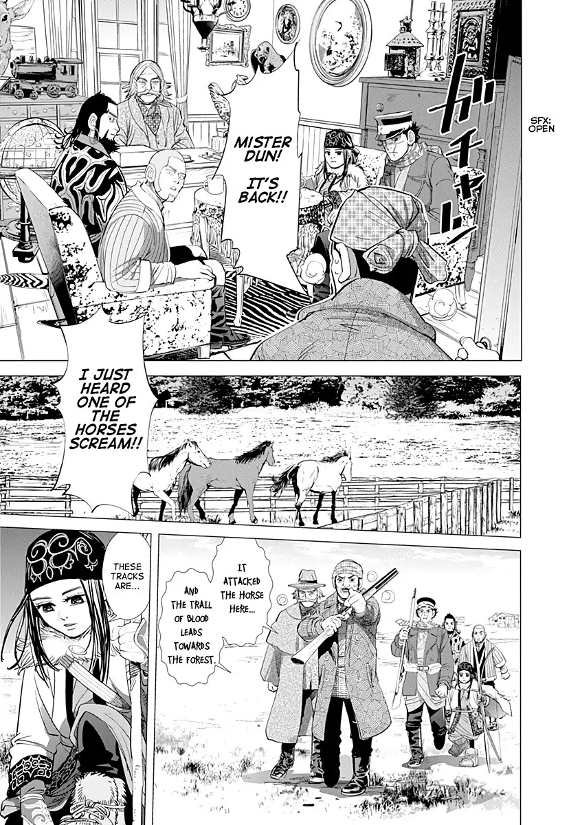 Golden Kamui Chapter 64 page 3 - Chapter 64 : Osoma in the Forest of Demons