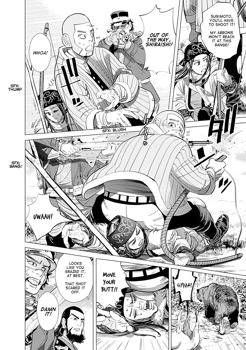 Golden Kamui Chapter 64 page 6 - Chapter 64 : Osoma in the Forest of Demons