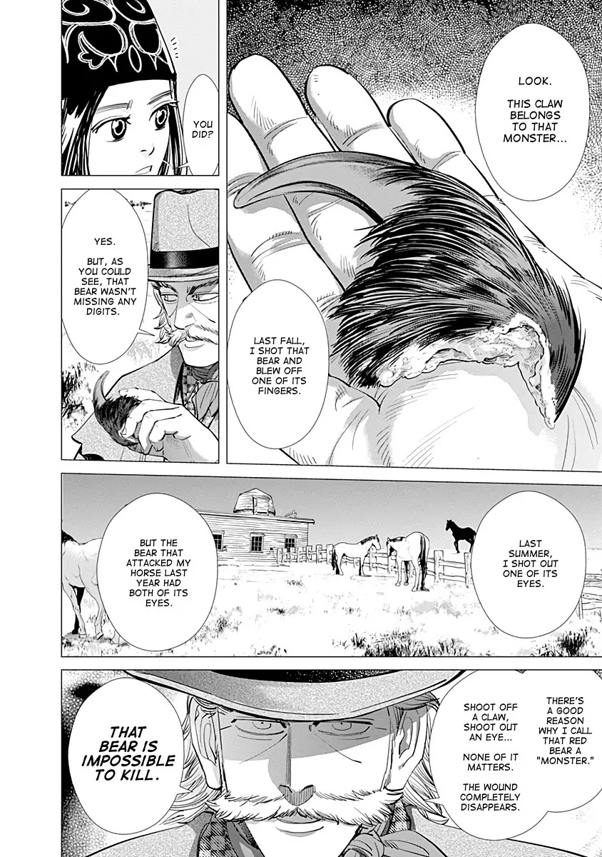 Golden Kamui Chapter 64 page 8 - Chapter 64 : Osoma in the Forest of Demons