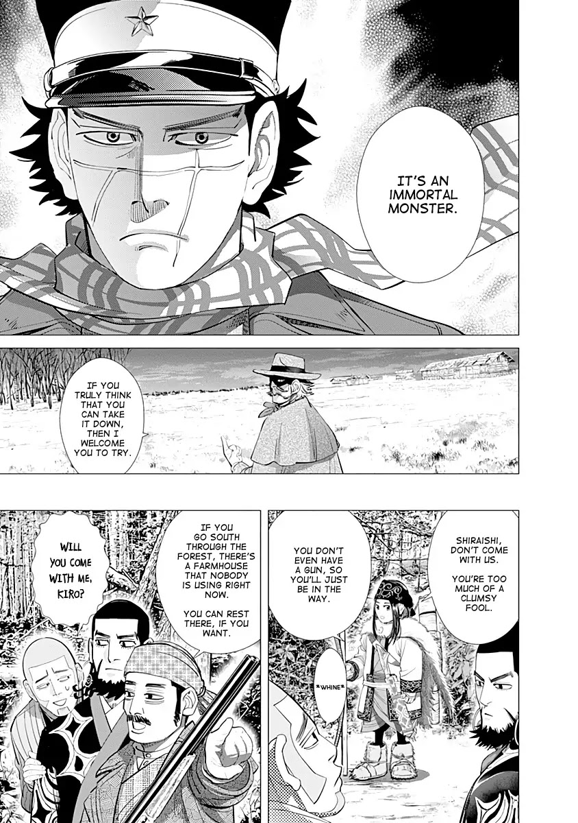 Golden Kamui Chapter 64 page 9 - Chapter 64 : Osoma in the Forest of Demons