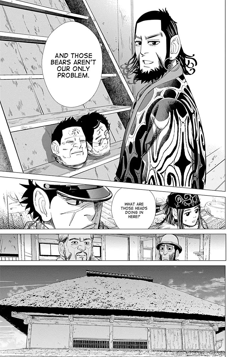 Golden Kamui Chapter 66 page 15 - Chapter 66: The House Where Fear Lives