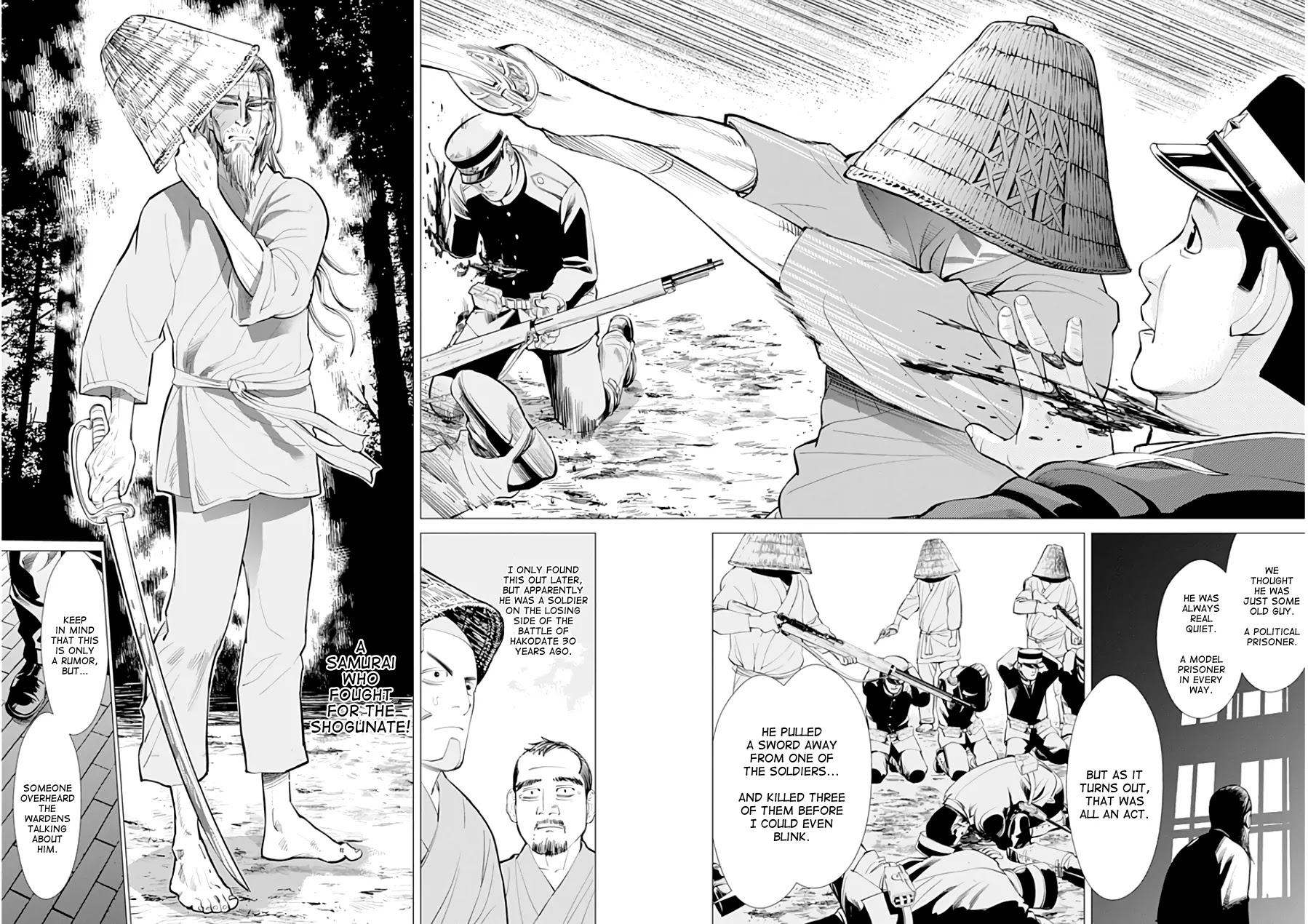 Golden Kamui Chapter 7 page 12 - Chapter 7: The Escape King