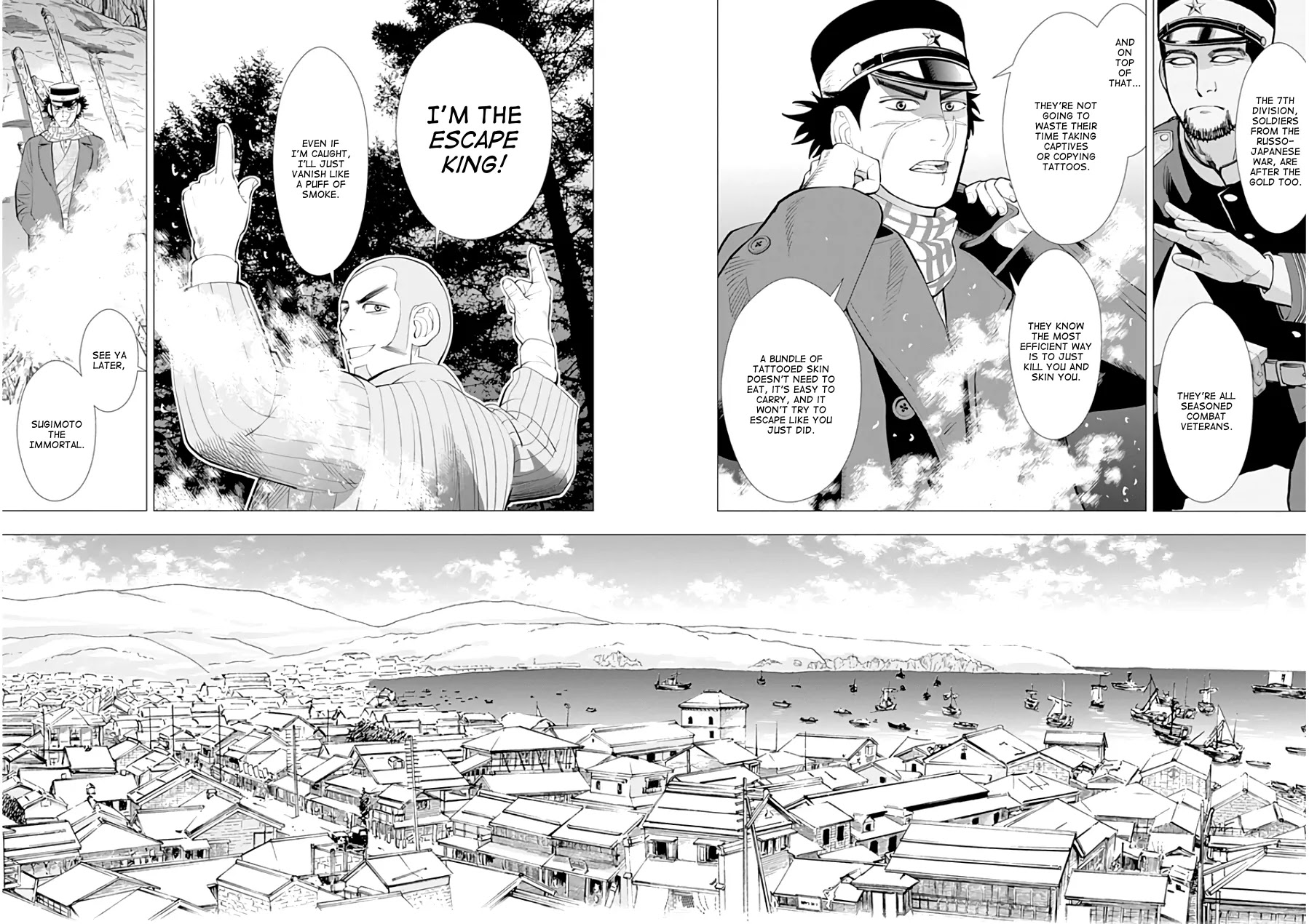 Golden Kamui Chapter 7 page 15 - Chapter 7: The Escape King