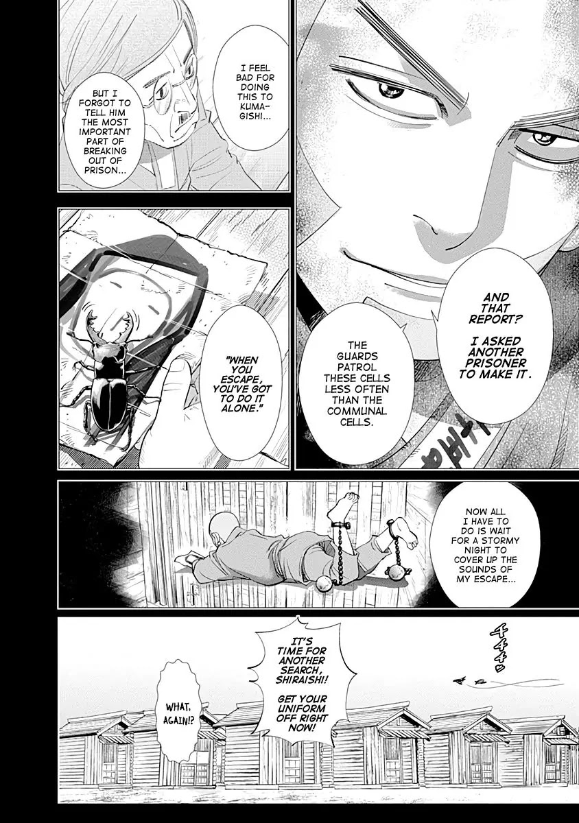 Golden Kamui Chapter 84 page 14 - Chapter 84: In Prison