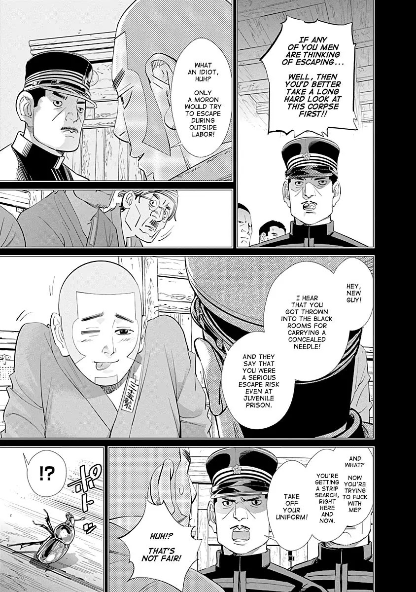 Golden Kamui Chapter 84 page 3 - Chapter 84: In Prison