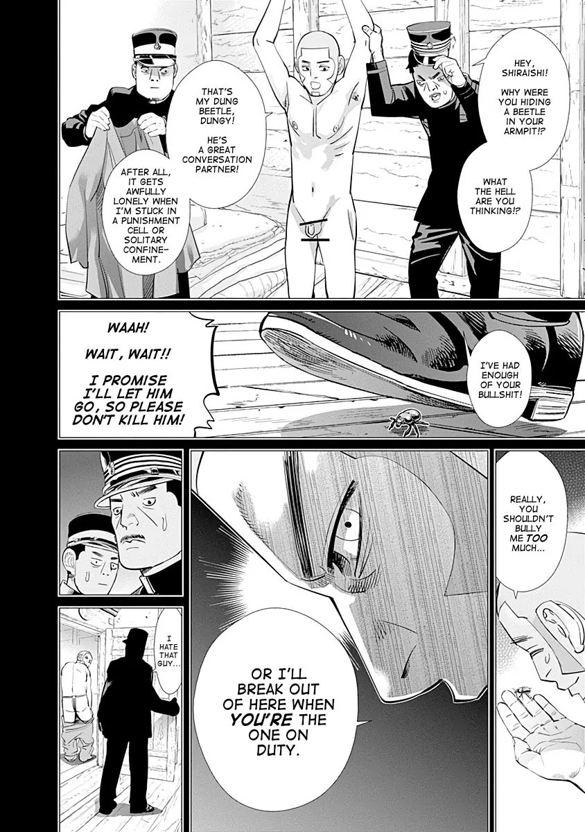 Golden Kamui Chapter 84 page 4 - Chapter 84: In Prison