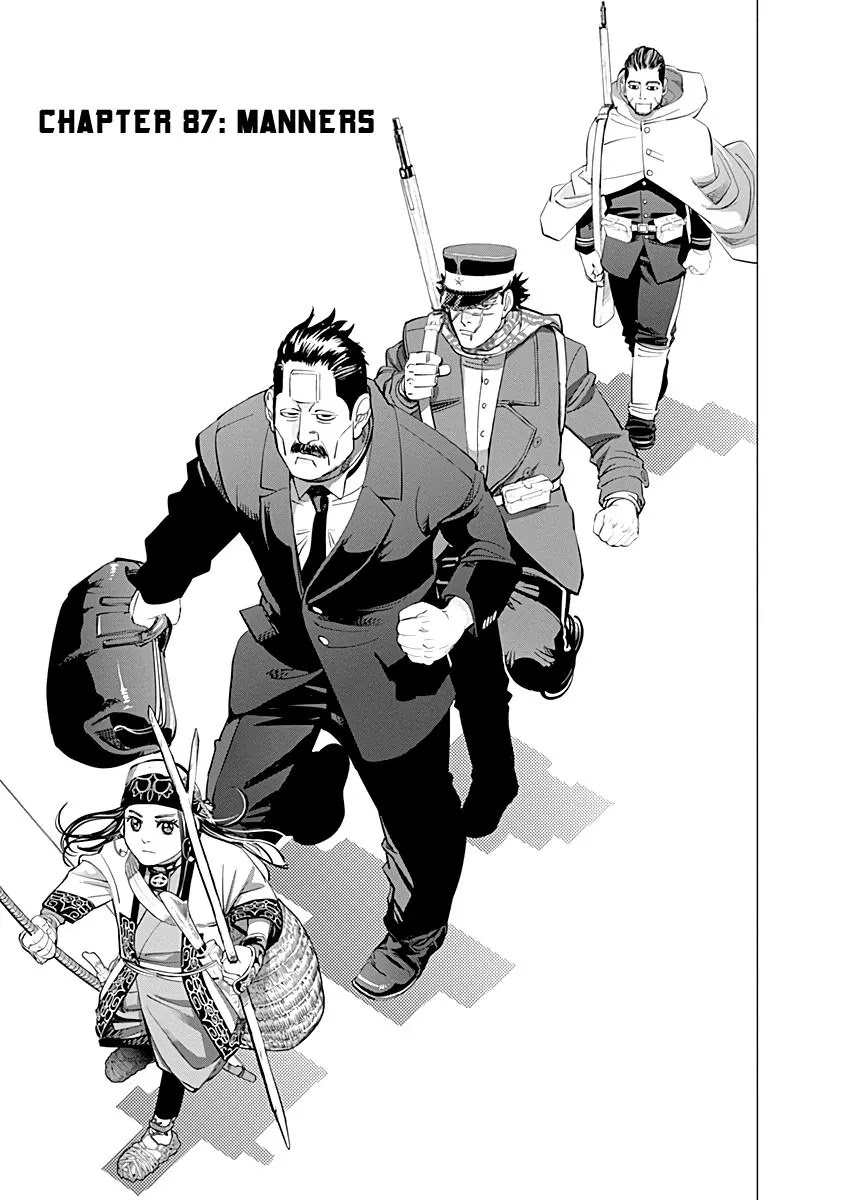 Golden Kamui Chapter 87 page 1 - Chapter 87: Manners