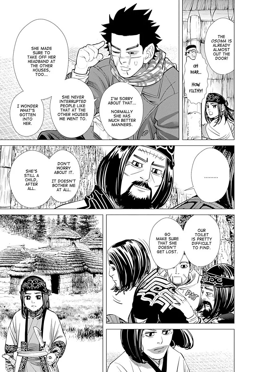 Golden Kamui Chapter 87 page 15 - Chapter 87: Manners