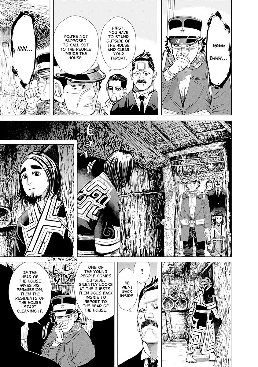 Golden Kamui Chapter 87 page 9 - Chapter 87: Manners