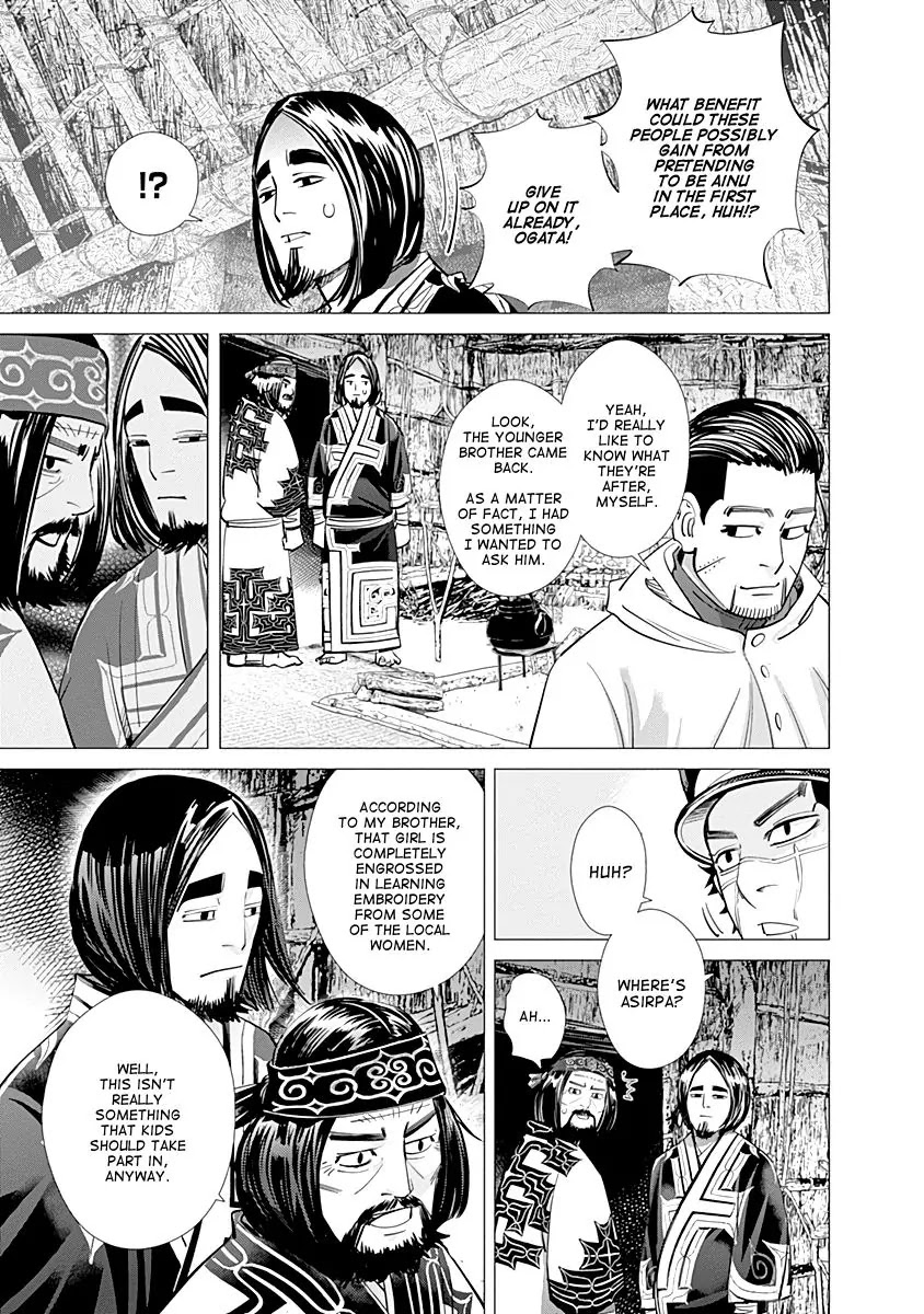 Golden Kamui Chapter 88 page 15 - Chapter 88: The Long-Eared Monster is Coming!