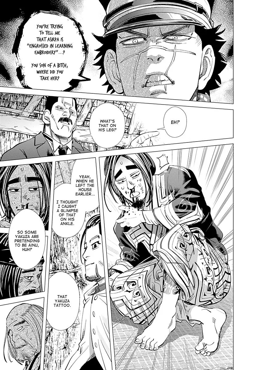 Golden Kamui Chapter 88 page 17 - Chapter 88: The Long-Eared Monster is Coming!