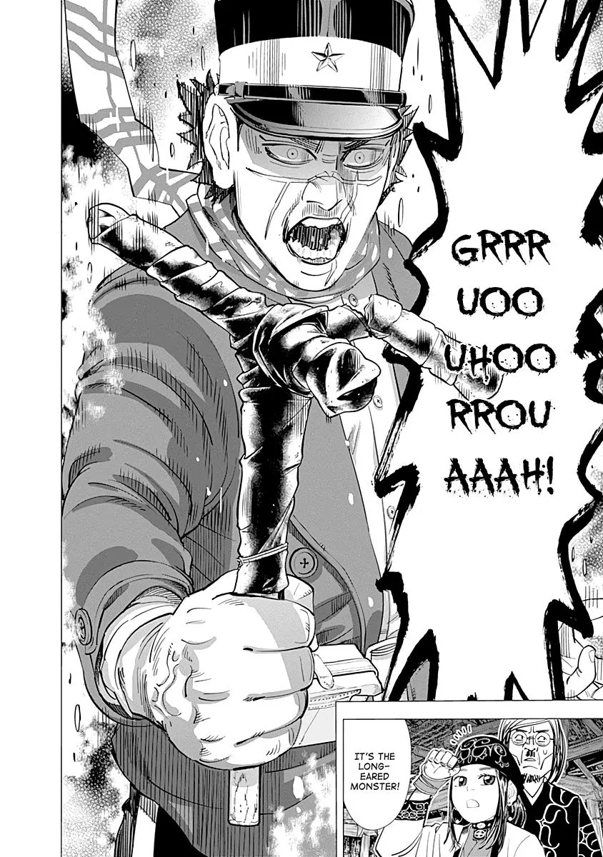 Golden Kamui Chapter 88 page 18 - Chapter 88: The Long-Eared Monster is Coming!