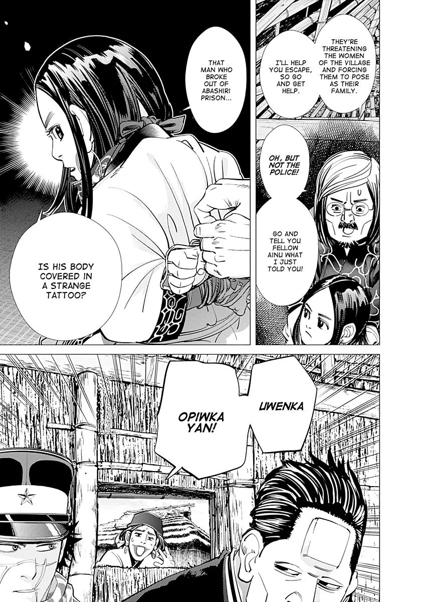 Golden Kamui Chapter 88 page 7 - Chapter 88: The Long-Eared Monster is Coming!