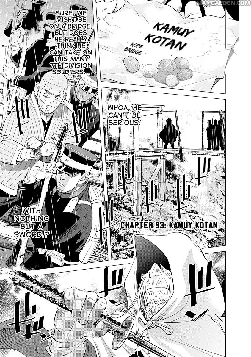 Golden Kamui Chapter 93 page 1 - Chapter 93: Kamuy Kotan