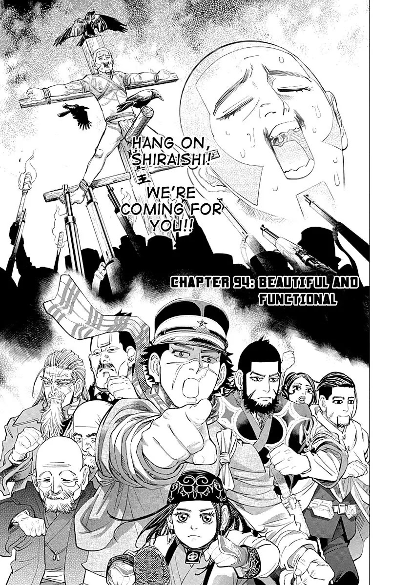 Golden Kamui Chapter 94 page 1 - Chapter 94: Beautiful and Functional