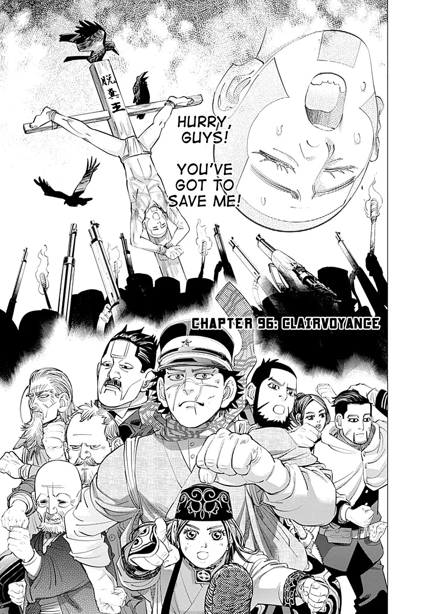 Golden Kamui Chapter 96 page 1 - Chapter 96: Clairvoyance